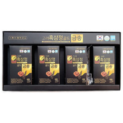 고려흑삼정골드 금송 240g x 4ea